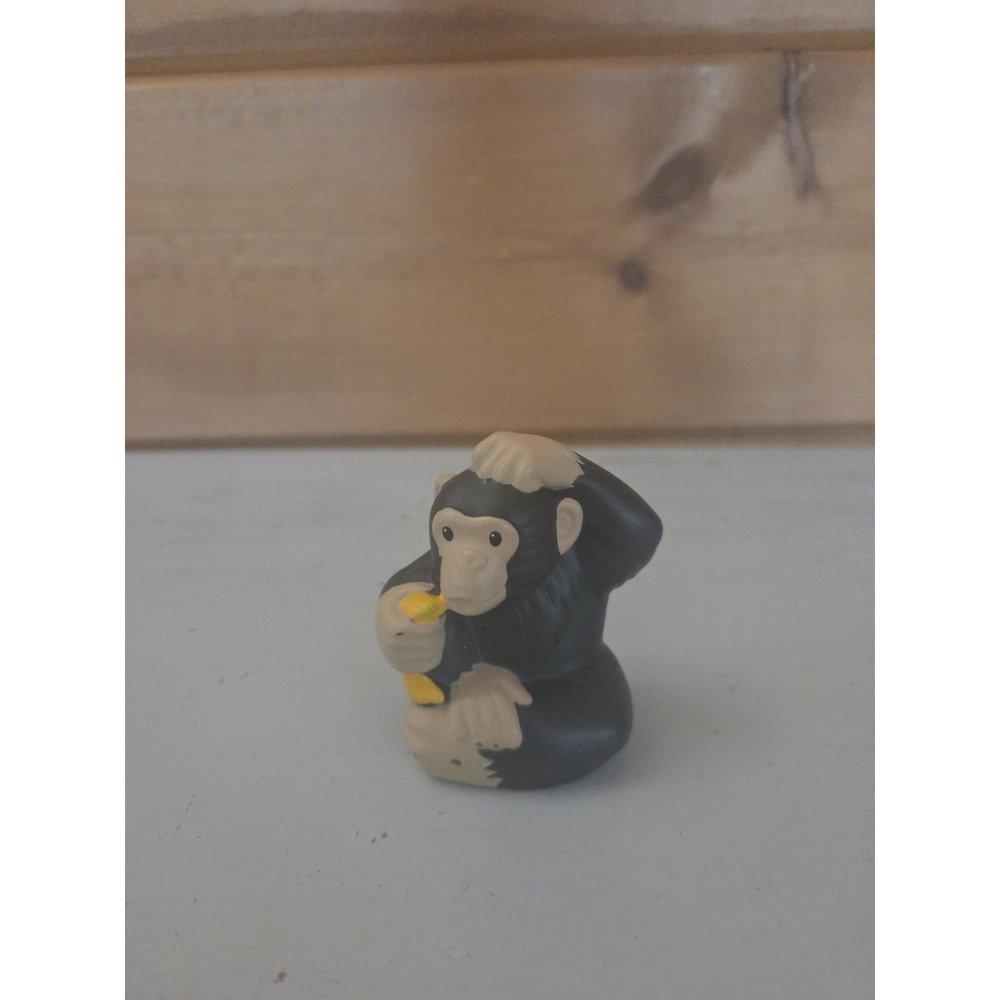 Fisher Price Little People Zoo Talkers Chimpanzee Monkey with Banana